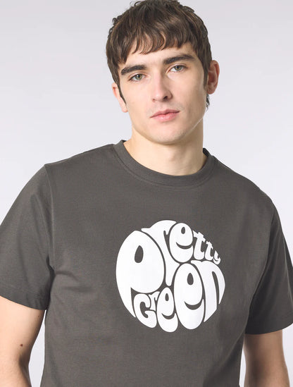 Pretty Green Gillespie T-Shirt Charcoal