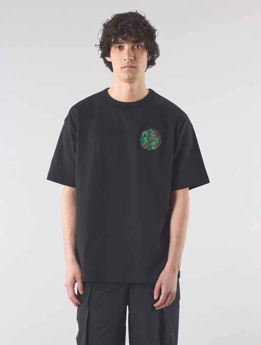 Pretty Green Twisted Melon T-Shirt Black