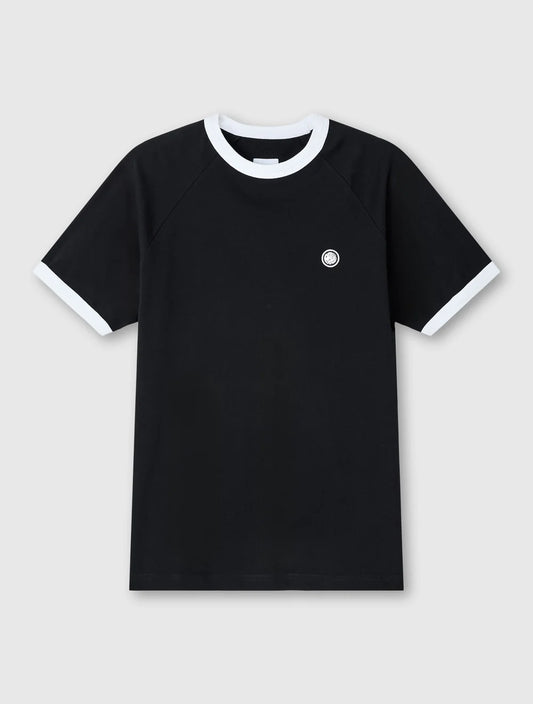 Pretty Green Boston Ringer T-Shirt Black