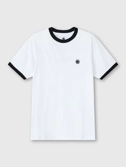 Pretty Green Boston Ringer T-Shirt White
