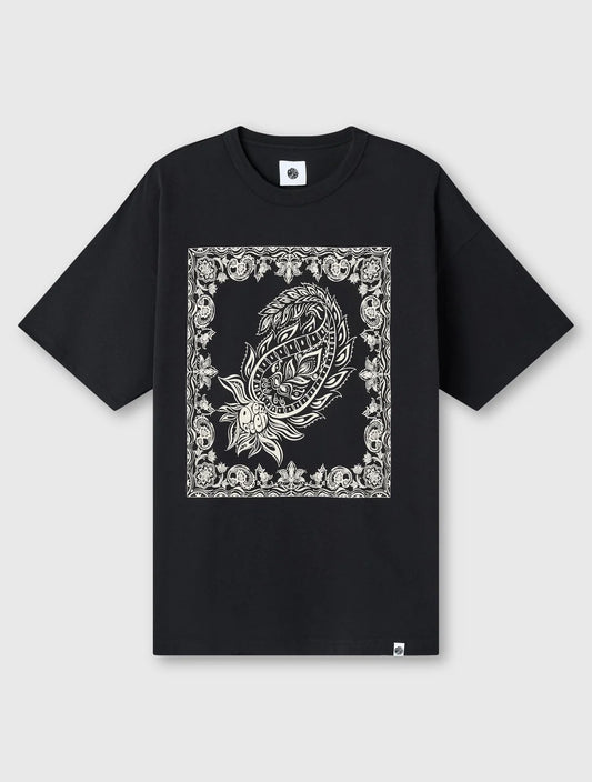 Pretty Green Parthian Print T-Shirt Black