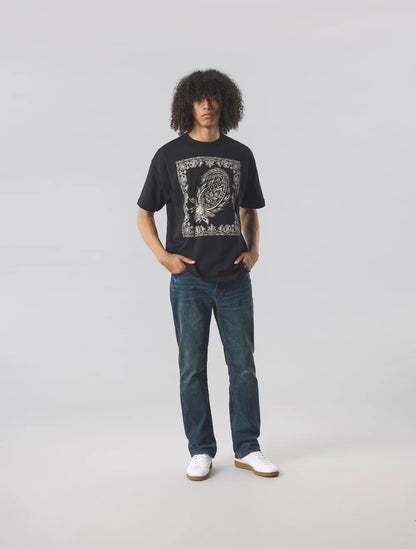 Pretty Green Parthian Print T-Shirt Black