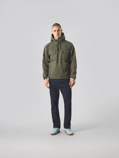 Pretty Green Hatton Smock Khaki