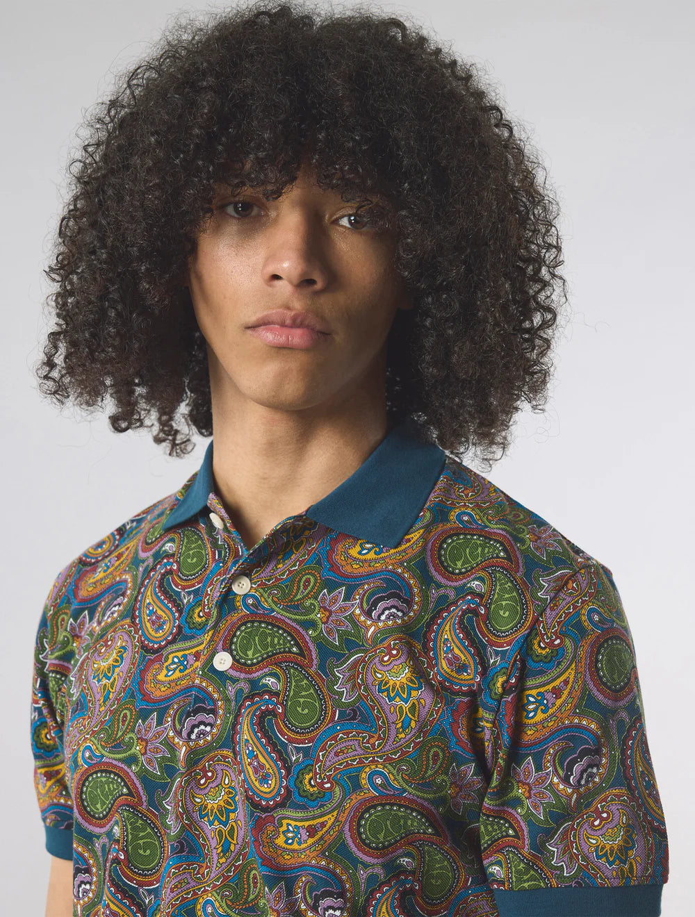 Pretty Green House Paisley Polo Shirt Multi