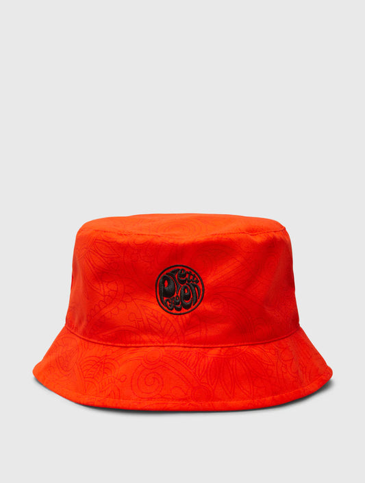 Pretty Green Resonance Water Reactive Bucket Hat Red