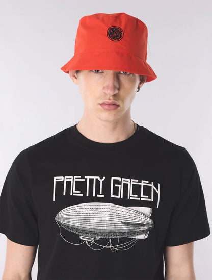 Pretty Green Resonance Water Reactive Bucket Hat Red