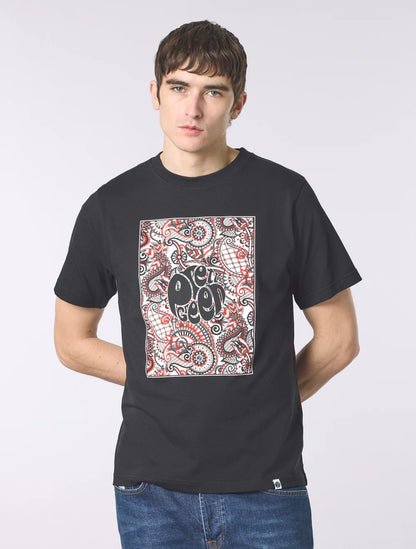 Pretty Green Resonance Box Logo T-Shirt Black