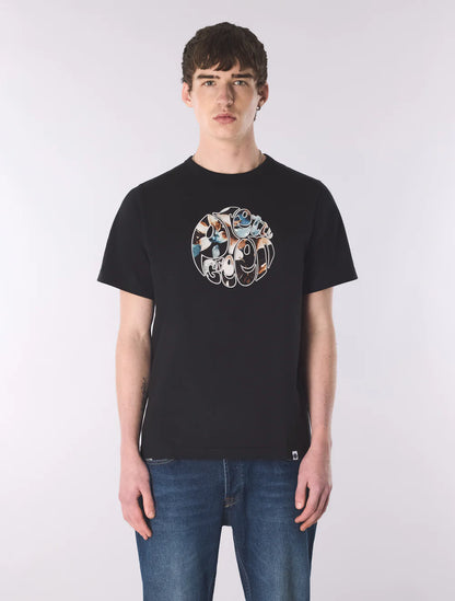 Pretty Green Laurel Logo T-Shirt Black