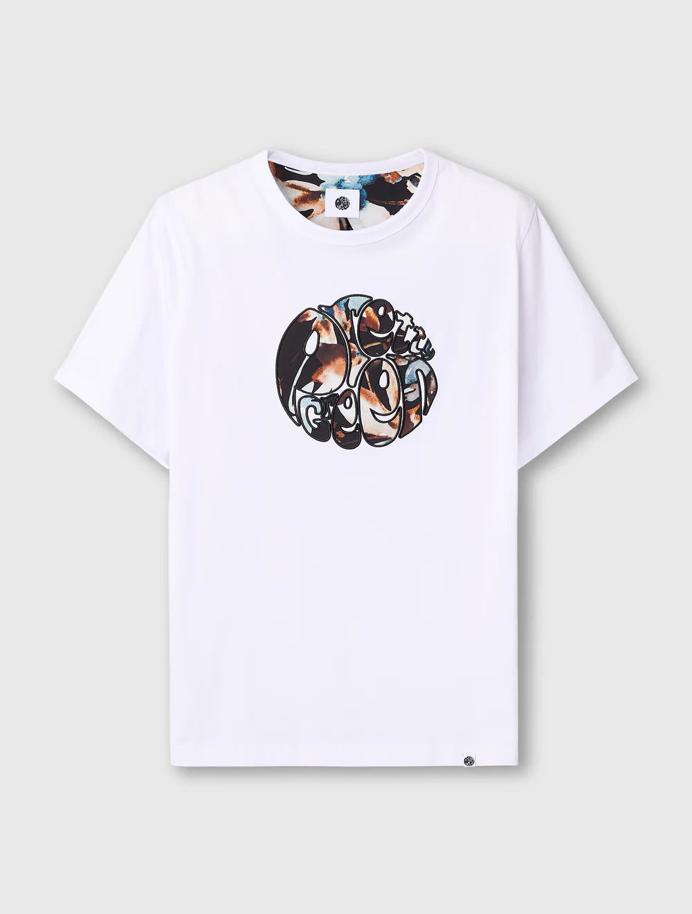 Pretty Green Laurel Logo T-Shirt White