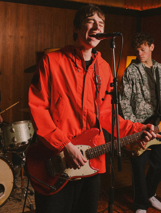 Pretty Green Resonance Water Reactive Jacket Red