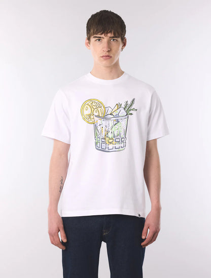 Pretty Green Gin And Tonic T-Shirt White