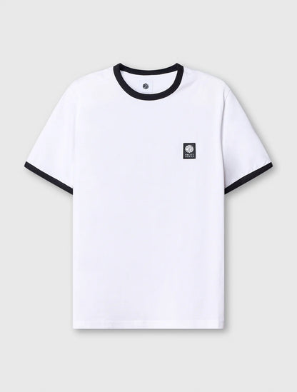 Pretty Green Melrose Ringer T-Shirt White