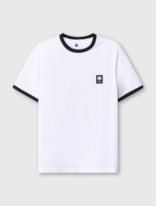 Pretty Green Melrose Ringer T-Shirt White