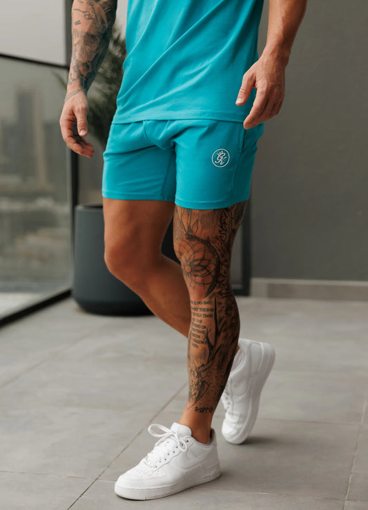 Gym King Pro Jersey Short Marine Teal