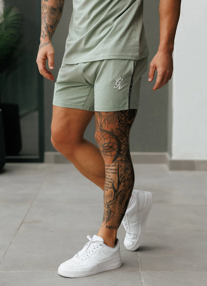 Gym King Taped Jersey Short Frosted Sage