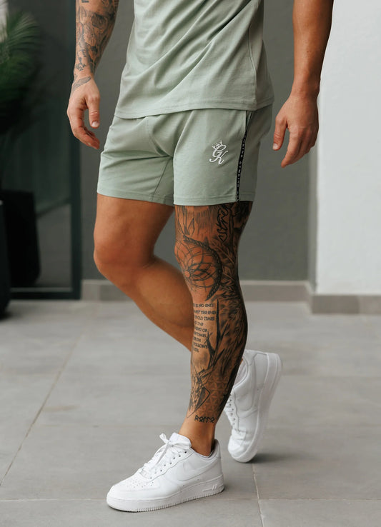 Gym King Taped Jersey Short Frosted Sage