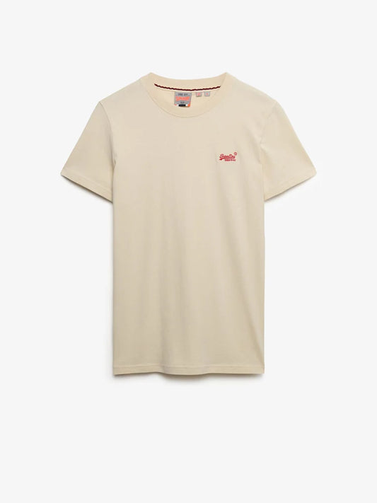 Superdry Essential Logo Embroidered T-Shirt Birch/Red*