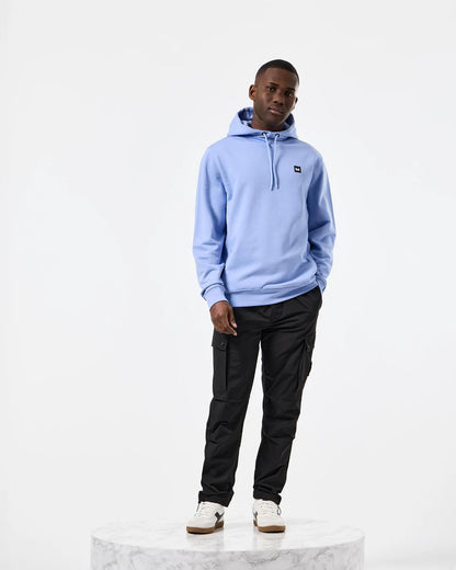 Weekend Offender Ribbe Badge Hoodie Cornflower