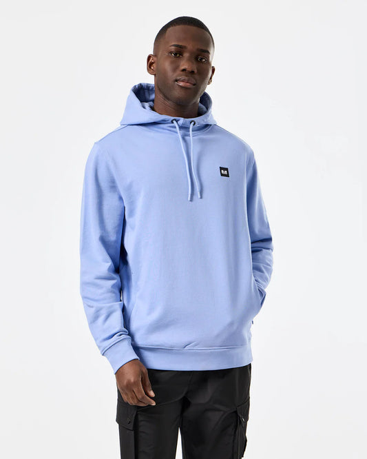 Weekend Offender Ribbe Badge Hoodie Cornflower