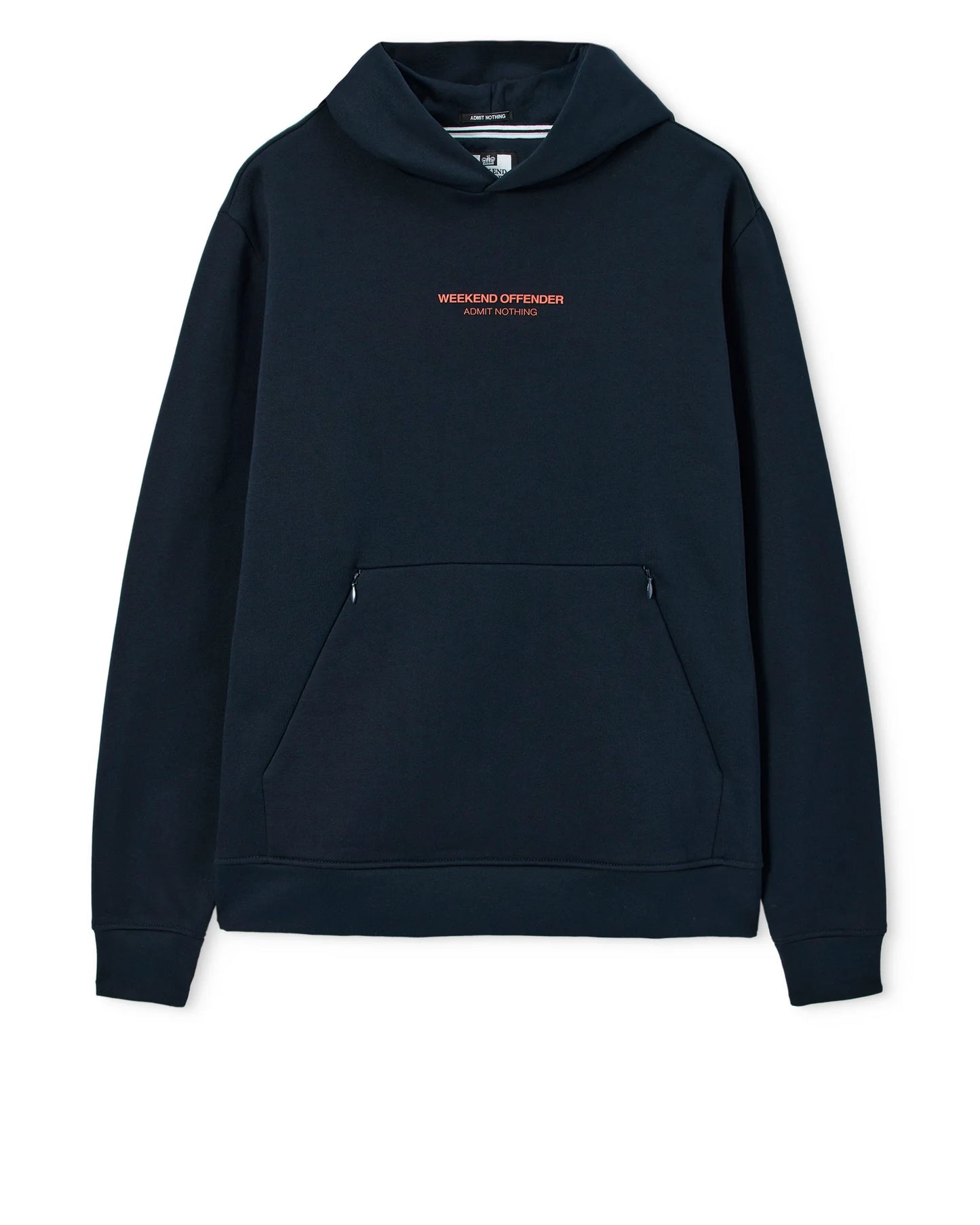 Weekend Offender Cobain Hoodie Navy/Sunset Orange