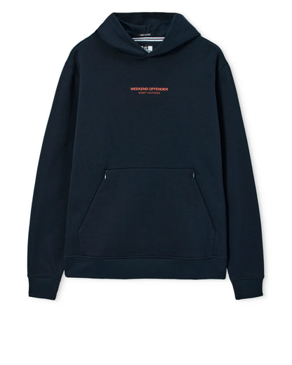 Weekend Offender Cobain Hoodie Navy/Sunset Orange