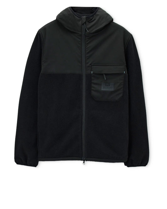 Weekend Offender Frusciante Polar Fleece Hoodie Black