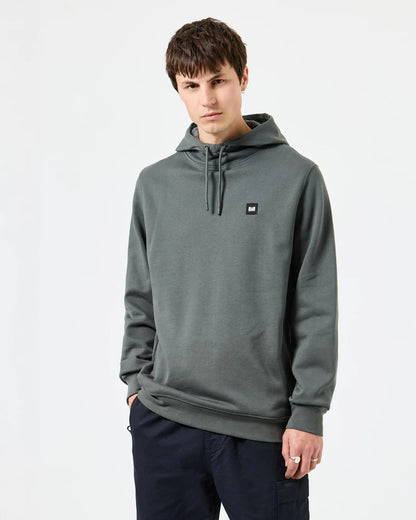 Weekend Offender Ribbe Badge Hoodie Zinc