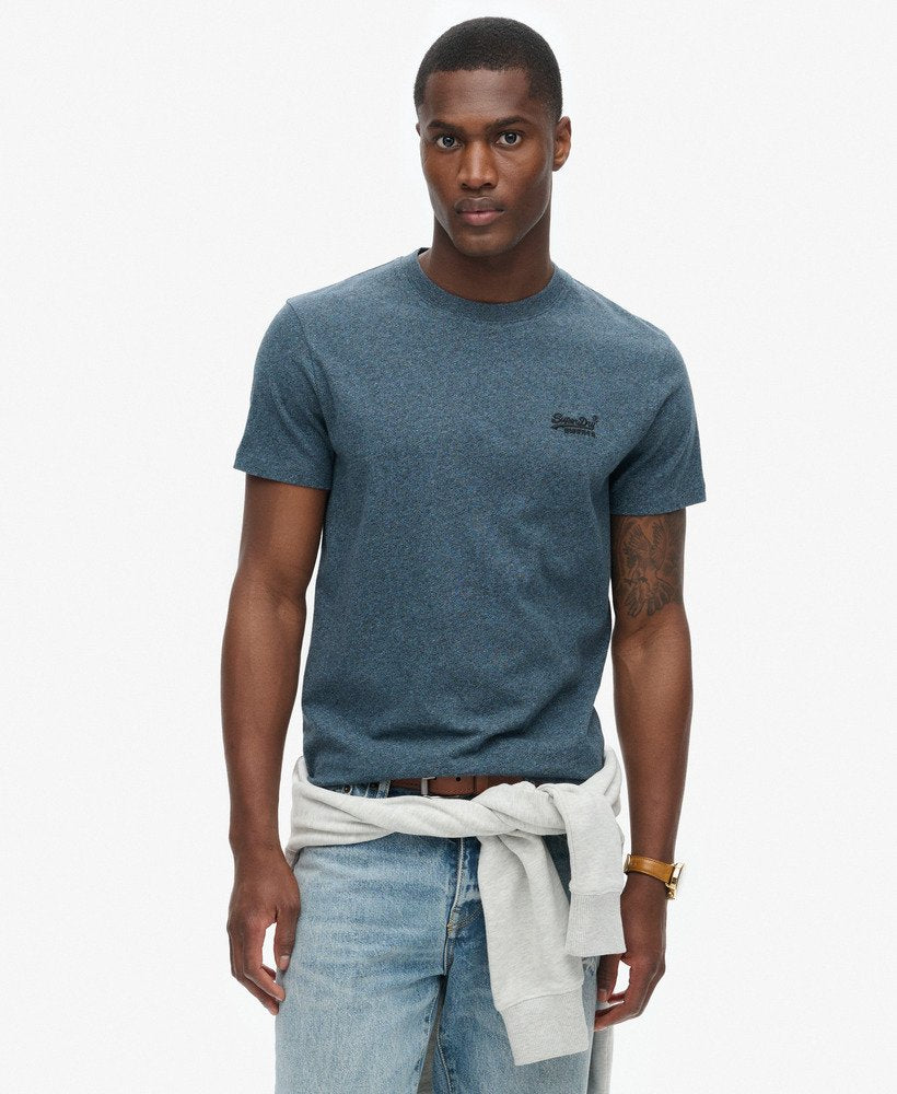 Superdry Essential Logo Embroidered T-Shirt Teal