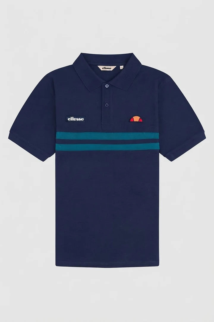 Ellesse Muccia Polo Shirt Navy/Teal