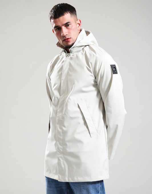 Marshall Artist Brunswick Trench Coat Stone