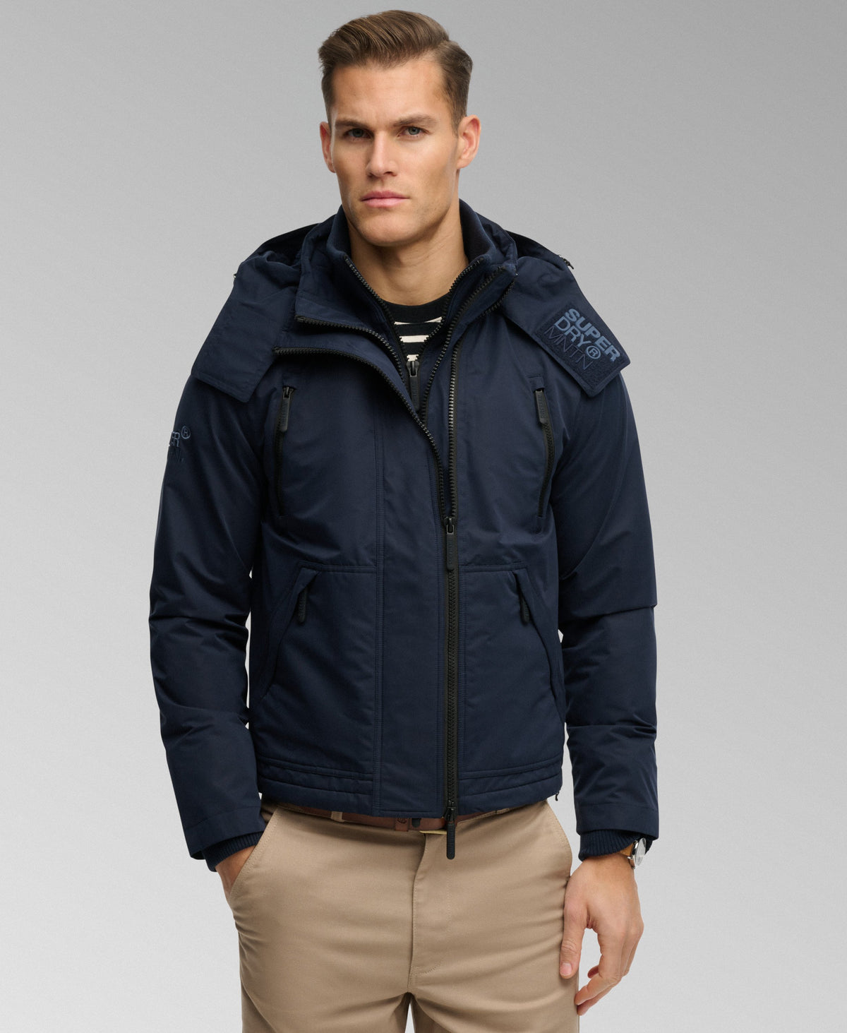 Superdry Hooded MF Arctic Windcheater Darkest Navy