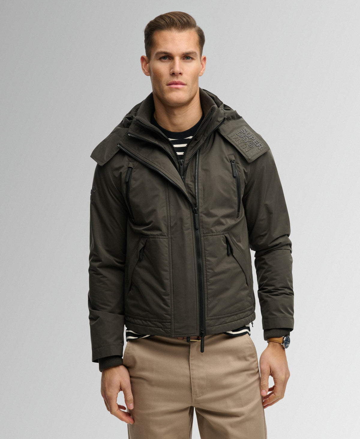 Superdry Hooded MF Arctic Windcheater Vintage Black