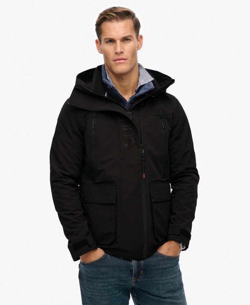 Superdry Hood Ultimate Emb Windbreaker Black