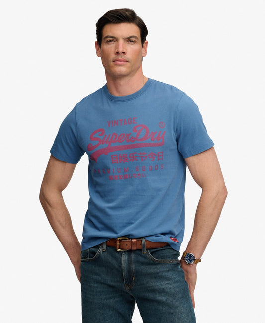Superdry VL Classic T-shirt Wedgewood Blue