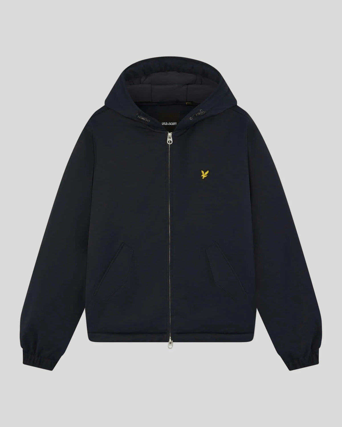 Lyle & Scott Padded Hooded Zip Through Jacket Dark Navy