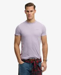 Superdry Essential Logo Embroidered T-Shirt Wisteria Purple