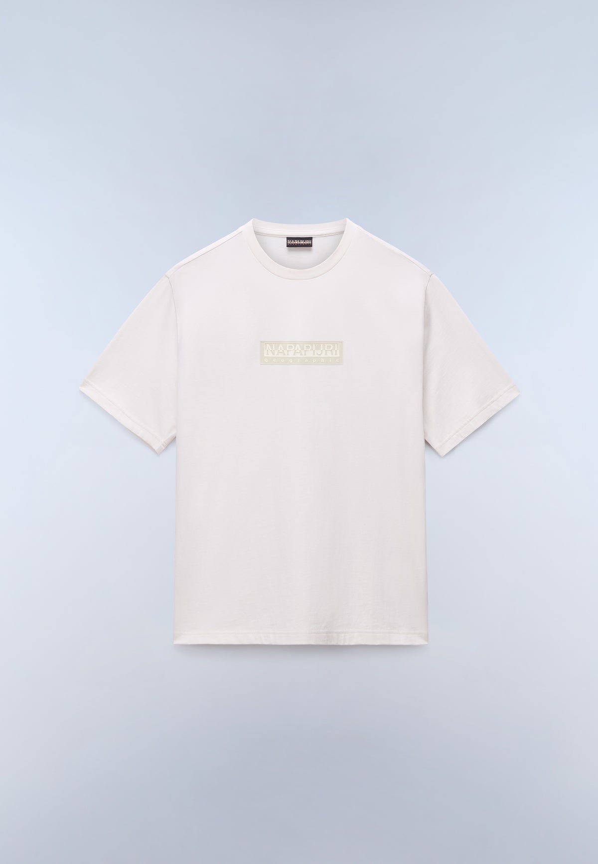Napapijri Box Logo Short Sleeve T-Shirt White Whisper
