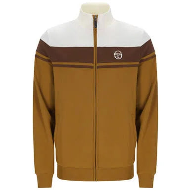 Sergio Tacchini Damarindo Track Top Gardenia/Potting Soil/Golden Brown