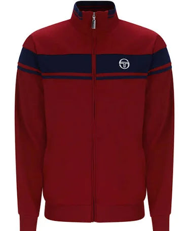 Sergio Tacchini Damarindo Track Top Merlot/Maritime Blue