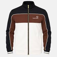 Sergio Tacchini Spiga Track Top Black/Potting Soil/Gardenia