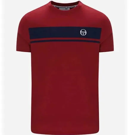 Sergio Tacchini Master T-Shirt Merlot/Maritime Blue