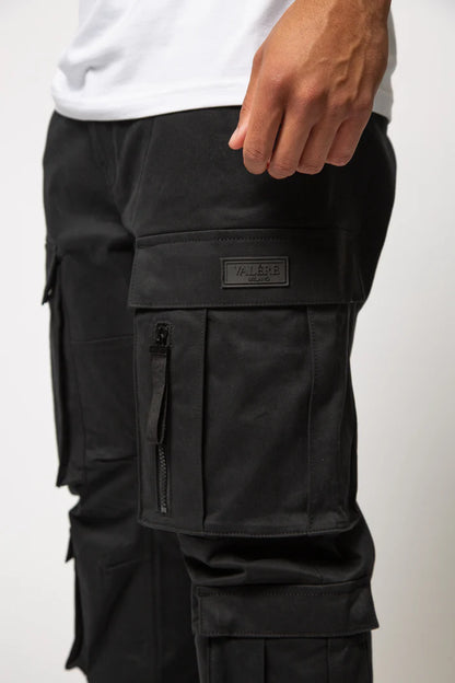Valere Milano Carrico Cargo Pants Black