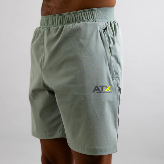 ATX Drift Shorts Green/Grey
