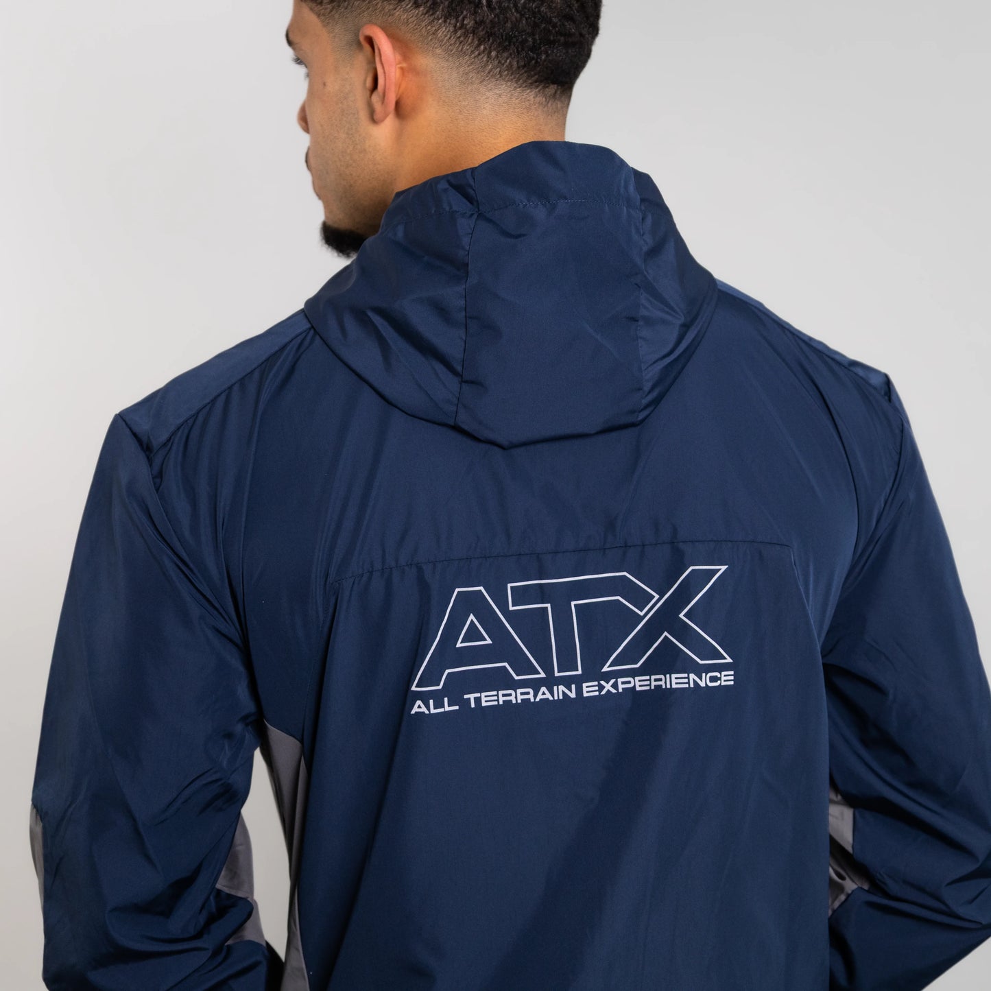 ATX Boulder Track Jacket Navy/Dark Grey