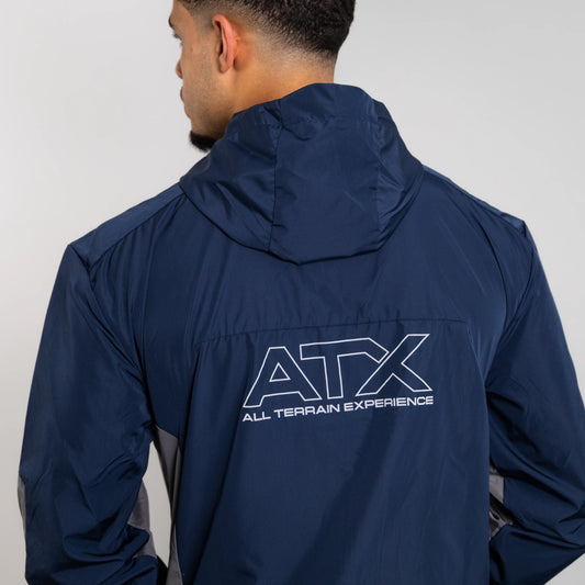 ATX Boulder Track Jacket Navy/Dark Grey