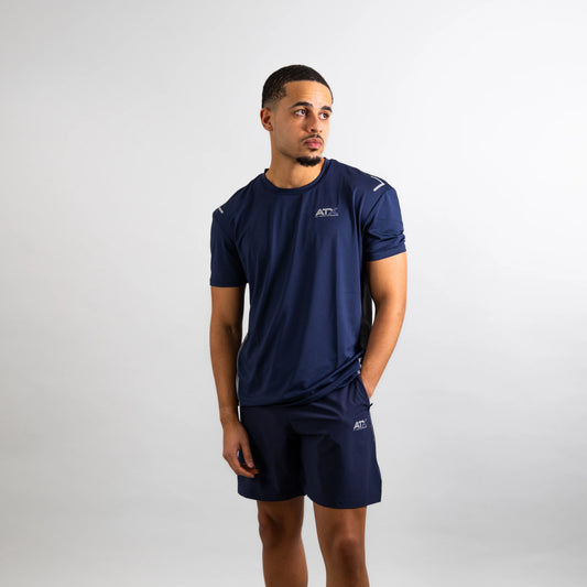 ATX Granite T-Shirt Navy/Dark Grey