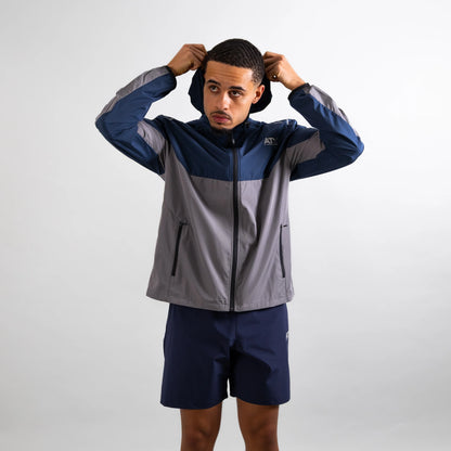 ATX Boulder Track Jacket Navy/Dark Grey