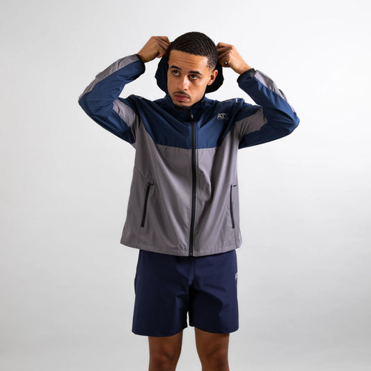 ATX Boulder Track Jacket Navy/Dark Grey