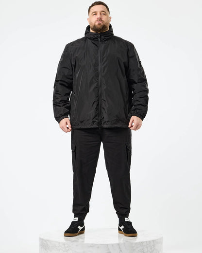 Weekend Offender Plus Size Technician Jacket Black