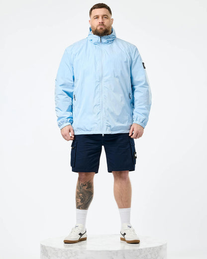 Weekend Offender Plus Size Technician Jacket Ocean Wave